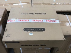 COOKOLOGY BUILT IN GAS HOB - MODEL NO. GGH600WH - RRP £120 (PALLET 14)