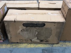 COOKOLOGY BLACK LINEAR EXTRACTOR CHIMNEY COOKER HOOD - MODEL NO. LINT1001BK - RRP £240 (PALLET 14)