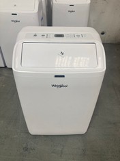 WHIRLPOOL PORTABLE AIR CONDITIONER IN WHITE - MODEL NO. PACF212HPW - RRP £440