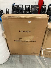 LINENSPA 14'' FOLDING PLATFORM BED FRAME 200 X 150CM - RRP £270