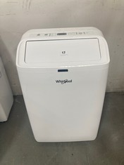 WHIRLPOOL PORTABLE AIR CONDITIONER IN WHITE - MODEL NO. PACF212HPW - RRP £440