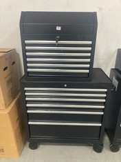 ADVANCED 6 DRAWER TOOL CHEST - ITEM CODE. 570405 TO INCLUDE ADVANCED 36'' 6 DRAWER TOOL CHEST IN BLACK - ITEM CODE. 355470 (KERBSIDE PALLET DELIVERY)