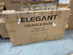 ELEGANT SHOWER BASE 1200 X 700 X 40MM - PRODUCT CODE. SRT1270 - RRP £138