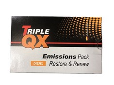 APPROX 10 X TRIPLE QX EMISSIONS PACK DIESEL RESTORE AND RENEW 300ML (COLLECTION ONLY) (KERBSIDE PALLET DELIVERY)