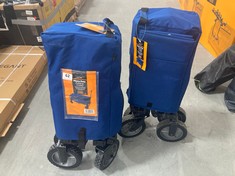 2 X HEAVY DUTY FOLDING TROLLEY - TOTAL LOT RRP £140