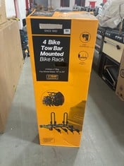 4 BIKE TOW BAR MOUNTED BIKE RACK - ITEM CODE. 548658 - RRP £220