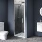 AQUA I 6 PIVOT SHOWER DOOR 800 X 1850MM HIGH - RRP £425 (KERBSIDE PALLET DELIVERY)