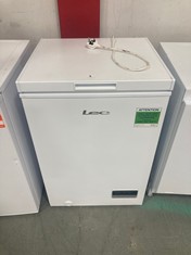 LEC 100L CHEST FREEZER IN WHITE - MODEL NO. CF100LWMK2 - RRP £200