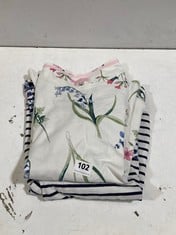 2 X JOULES WOMEN'S FLORAL LONG SLEEVE TOP - WHITE/MULTI - MIXED SIZES 16/18