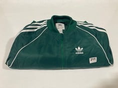 ADIDAS UNISEX TRACK JACKET IN GREEN SIZE XS - RRP £110