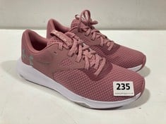 UNDER ARMOUR PINK LADIES TRAINERS - SIZE UK 8