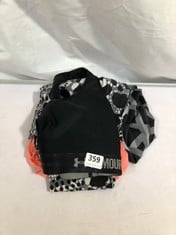 4 X ASSORTED WOMEN'S CLOTHING TO INCLUDE UNDER ARMOUR WOMEN'S SPORT BRA IN BLACK SIZE L