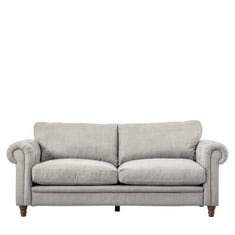 CHESTERFIELD 3 SEATER SOFA IN MODENA NICKEL - ITEM NO. 785399 - RRP £2240