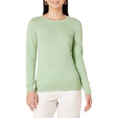 QTY OF ITEMS TO INLCUDE BOX OF APPROX 30 X ASSORTED CLOTHING TO INCLUDE ESSENTIALS WOMEN'S LONG-SLEEVE LIGHTWEIGHT CREWNECK JUMPER (AVAILABLE IN PLUS SIZE), LIGHT JADE GREEN, M, IRIS & LILLY WOMEN'S
