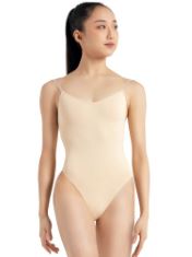 QTY OF ITEMS TO INLCUDE BOX OF APPROX 26 X ASSORTED WOMEN’S CLOTHES TO INCLUDE CAPEZIO CAMISOLE LEOTARD WITH CLEAR TRANSITION STRAPS, HIGHLY VERSATILE PROFESSIONAL DANCE & GYMNASTIC LEOTARD, ADJUSTAB