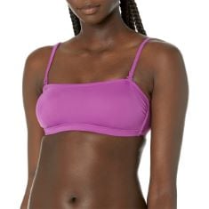 QTY OF ITEMS TO INLCUDE BOX OF APPROX 20 X ASSORTED CLOTHES TO INCLUDE ESSENTIALS WOMEN'S BANDEAU SWIM TOP (AVAILABLE IN PLUS SIZE), VIOLET, 20, ESSENTIALS WOMEN'S FLANNEL SLEEP TROUSERS - DISCONTINU