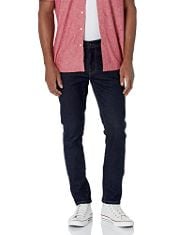 QTY OF ITEMS TO INLCUDE BOX OF APPROX 20 X ASSORTED CLOTHING ITEMS TO INCLUDE ESSENTIALS MEN'S SKINNY-FIT COMFORT STRETCH JEAN (PREVIOUSLY GOODTHREADS), DARK DENIM, 34W / 30L, ESSENTIALS WOMEN'S CLAS