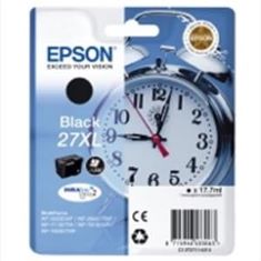 QTY OF ITEMS TO INLCUDE 6 X ASSORTED EPSON INK TO INCLUDE EPSON 27XL BLACK INK CARTRIDGE C13T27114012, EPSON 18 BLACK DAISY GENUINE, CLARIA HOME INK CARTRIDGE.