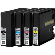 QTY OF ITEMS TO INLCUDE 2 X CANNON INKS TO INCLUDE CANON PGI-2500XL MAXIFY MULTIPACK INK CARTRIDGE, CANON PG-545 / CL-546 GENUINE INK CARTRIDGES, PACK OF 2 (1 X BLACK, 1 X COLOUR); INCLUDES 50 SHEETS