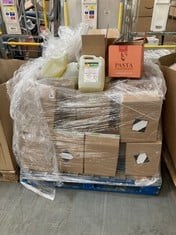 PALLET OF ASSORTED ITEMS TO INCLUDE PET FRESH LEMON CLEANING DISINFECTANT (KERBSIDE PALLET DELIVERY)
