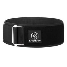 QUANTITY OF ASSORTED ITEMS TO INCLUDE KREMORV QUICK LOCKING FITNESS WEIGHT LIFTING BELT FOR MEN WOMEN ADJUSTABLE LIFTING SUPPORT DEADLIFT TRAINING BELT FOR WORKOUT FITNESS SQUATS DEADLIFTS BODYBUILDI