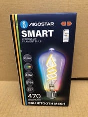QUANTITY OF ASSORTED ITEMS TO INCLUDE SMART LED LIGHT BULB 4.9W 470 LUMENS RRP £351: LOCATION - B