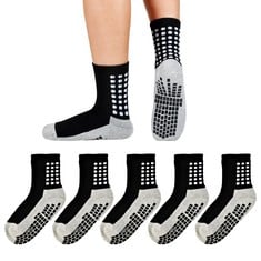 QUANTITY OF ASSORTED ITEMS TO INCLUDE MARCHARE BOYS SOCCER SOCKS ATHLETIC SPORTS SOCKS 4-7 YEARS HOSPITAL GRIP SOCKS FOR BOYS GIRLS 5 PACK: LOCATION - B
