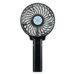 25 X DUTTY MINI HANDHELD FAN, 2000MAH RECHARGEABLE BATTERY, 3-8 HOURS OF BATTERY LIFE. LOW NOISE, USB CHARGING, PORTABLE, FOLDABLE AS A TABLE FAN (BLACK) - TOTAL RRP £187:: LOCATION - C