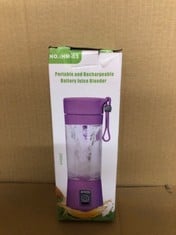 QUANTITY OF ASSORTED ITEMS TO INCLUDE PORTABLE AND RECHARGEABLE BATTERY JUICER BLENDER :: LOCATION - C