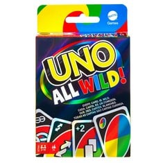 QUANTITY OF ASSORTED ITEMS TO INCLUDE UNO ALL WILD CARD GAME WITH 112 CARDS, GIFT FOR KID, FAMILY & ADULT GAME NIGHT FOR PLAYERS 7 YEARS & OLDER, HHL33 RRP £312: LOCATION - D