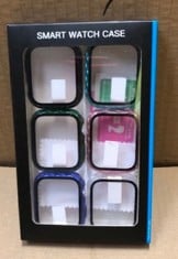 QUANTITY OF ASSORTED ITEMS TO INCLUDE DULIPING 6 PACK APPLE WATCH SCREEN PROTECTOR, HARD PC PROTECTIVE CASE (45MM) RRP £246: LOCATION - D