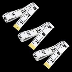 47 X 3 PACK MEASURING TAPE FOR BODY MEASUREMENTS 60 INCHES (150 CM) DOUBLE SIDED TAPE MEASURE BODY FOR CLOTHING AND DRESSMAKING - TOTAL RRP £155: LOCATION - E