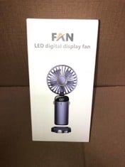 QUANTITY OF ASSORTED ITEMS TO INCLUDE LED DIGITAL DISPLAY FAN RRP £385: LOCATION - A