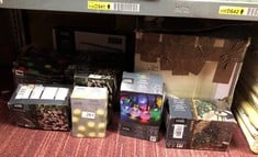 QUANTITY OF ITEMS TO INCLUDE MULTI-COLOURED SOLAR STRING LIGHTS: LOCATION - C RACK