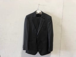ALEXANDER DOBELL SUIT IN BLACK SIZE 38R TO INCLUDE PROTECTIVE SUIT BAG