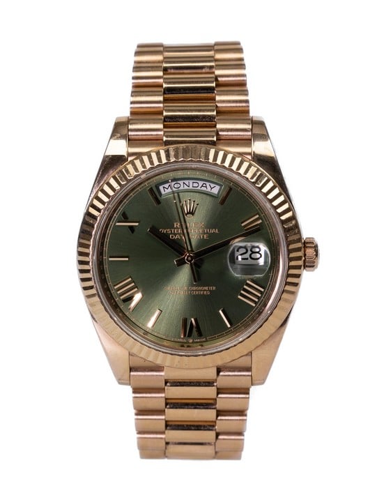 Rolex Day-Date 40 Ref: 228235 Automatic Watch.  Please see full description below, including important notes prior to bidding.