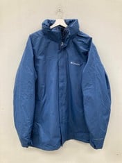 COLUMBIA BLUE COAT SIZE XXL (HAS A SMALL STAIN) - LOCATION 29A.