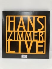 VINYL HANS ZIMMER LIVE - LOCATION 30B.