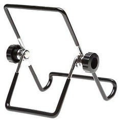 12 X FOLDING TABLET STAND, ADJUSTABLE METAL STAND FOR 9-12.9" TABLET - BLACK - LOCATION 19B.