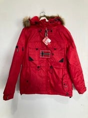 NORWAY COAT RED SIZE XL - LOCATION 45A.