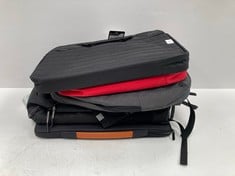 6 X LAPTOP BACKPACKS OF VARIOUS MAKES AND MODELS INCLUDING BLACK UNYKA BACKPACK - LOCATION 3C.