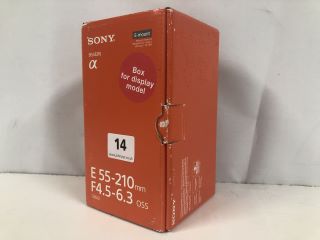 SONY E 55-210MM F4.5-6.3 OSS CAMERA LENS MODEL: SEL55210 - RRP.£229