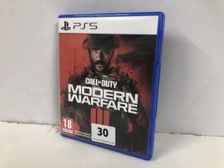 PLAYSTATION 5 CALL OF DUTY MODERN WARFARE III CONSOLE GAME (18+ ID REQUIRED)