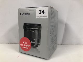 CANON EFS 10-18MM F/4.5-5.6 IS STM CAMERA LENS - RRP.£259