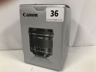 CANON EFS 10-18MM F/4.5-5.6 IS STM CAMERA LENS - RRP.£259