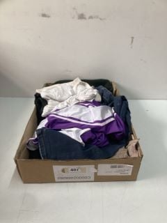 BOX OF ASSORTED WOMEN'S CLOTHING