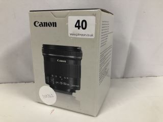 CANON EFS 10-18MM F/4.5-5.6 IS STM CAMERA LENS - RRP.£259