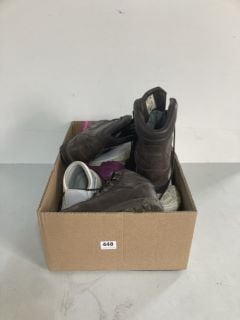 BOX OF ASSORTED SHOES/TRAINERS/BOOTS
