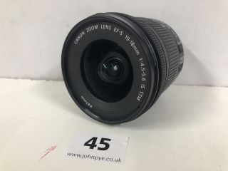 CANON EFS 10-18MM F/4.5-5.6 IS STM CAMERA LENS - RRP.£259