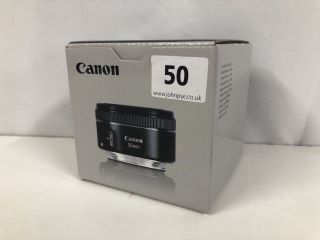 CANON EF 50MM F/1.8 STM CAMERA LENS - RRP.£129